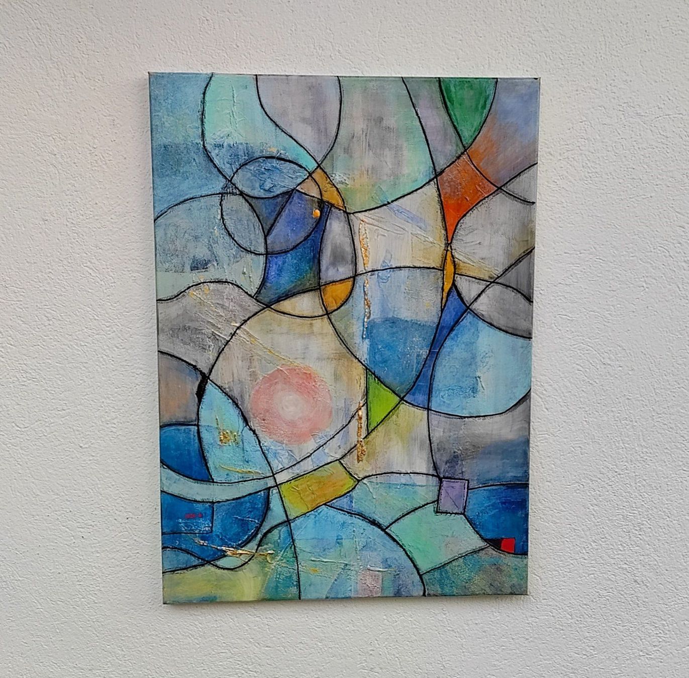 Foto & Immagini: Acrylbild in Blautönen – Nuovo (secondo la descrizione) da Scherzingen venduto da Iwasser