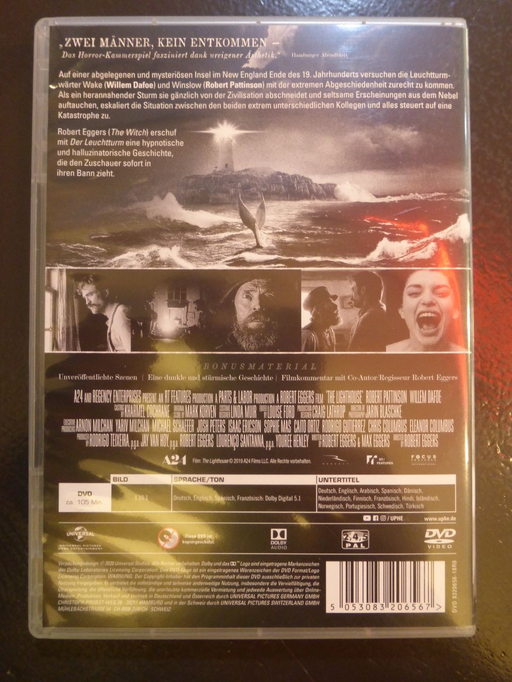 Alle DVDs: Der Leuchtturm Lightouse Robert Eggers DVD – Gebraucht aus Zumikon von psisound 1