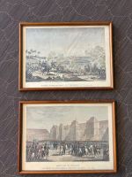 Bildersammlung 2 Stücke historisch mit Rahmen guter Zustand