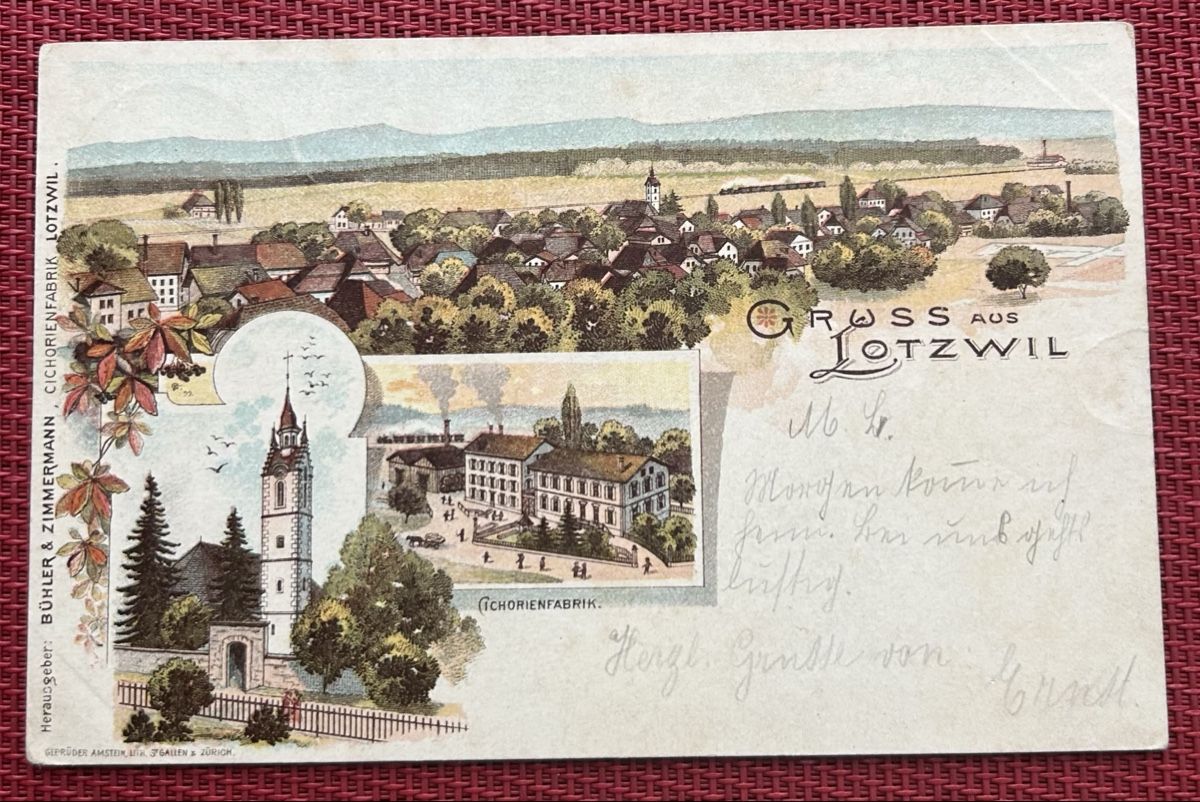 Cartoline postali: Gruss aus Lotzwil Litho  – Usato da Horw venduto da Tellbub