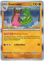 Gastrodon - seltene deutsche Pokémon Hologrammkarte