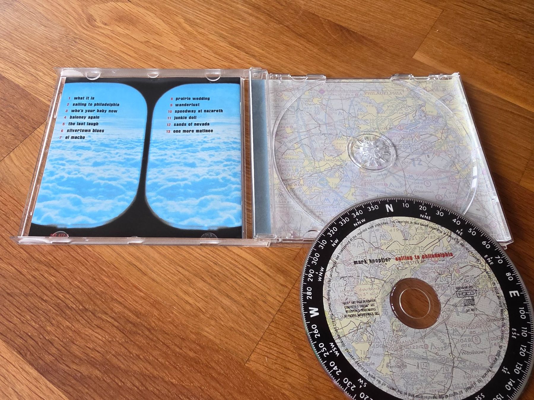 CD: Mike Knopfler "Sailing to philadelphia" – Nuovo (secondo la descrizione) da Cudrefin venduto da sebou05 1