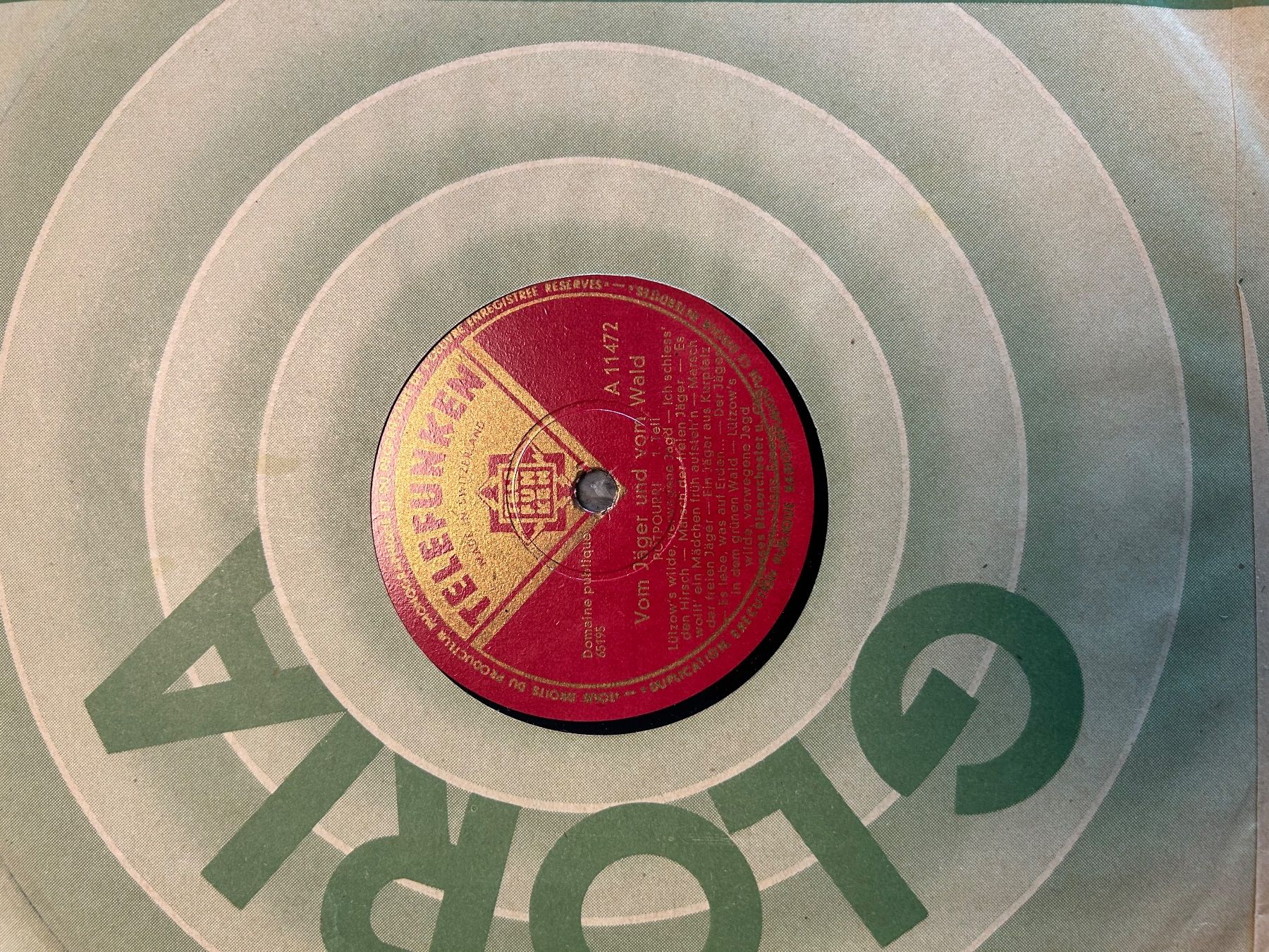 Dischi in vinile: Telefunken Grammophone - Schallplatte – Usato da Opfikon venduto da Unicki 1