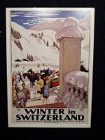 WINTER  - WINTERSPORT - REPRODUKTION VON 1921