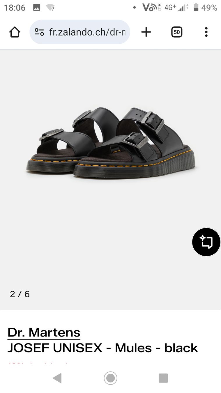 Dr. Martens Scarpe da uomo: Dr. Martens Mules Joseph unisex 39 – Nuovo (secondo la descrizione) da Autigny venduto da may_hv5f 2