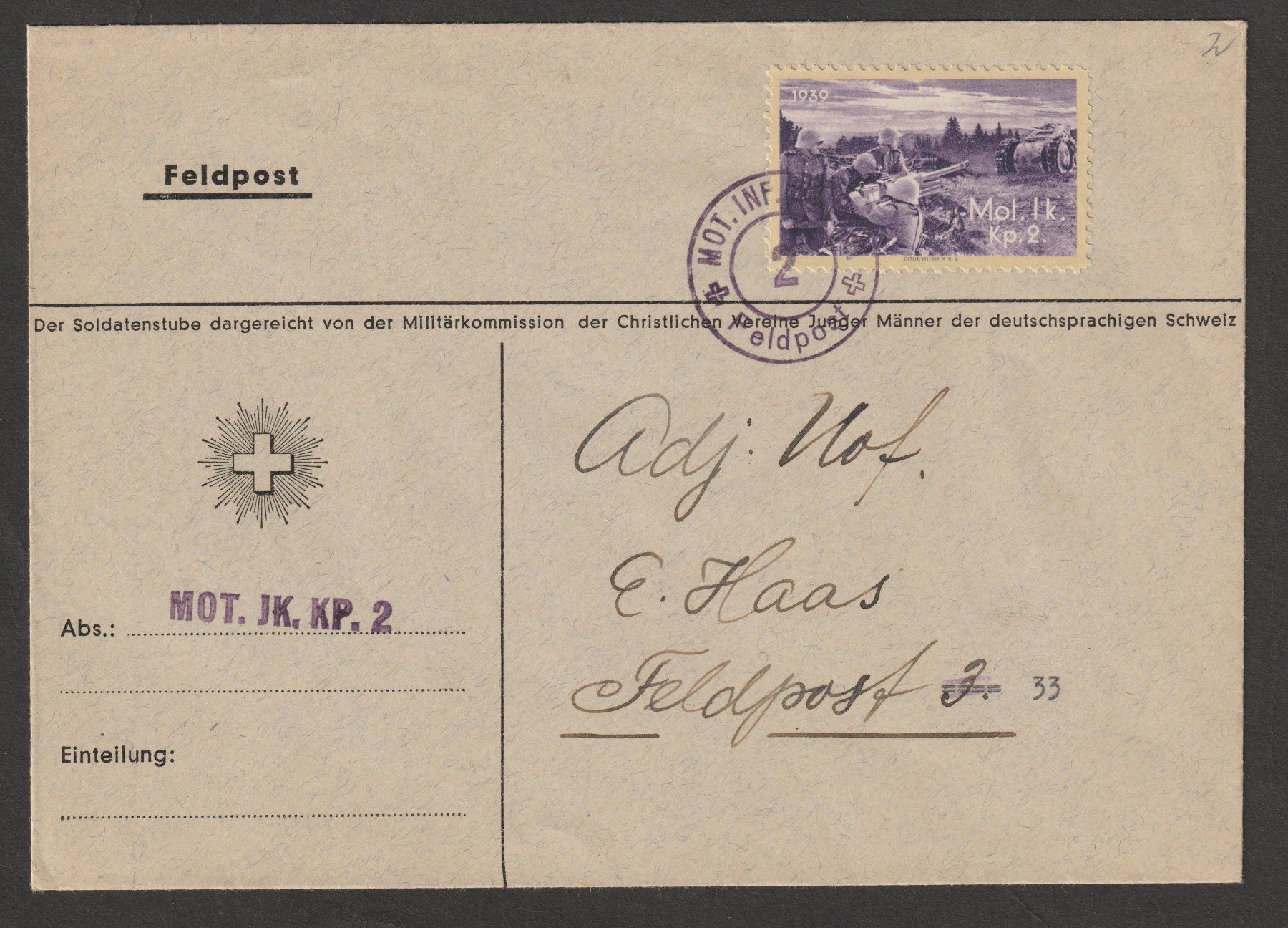 Alle Briefmarken: Artillerie Nr. 37/1 FP – Gebraucht aus Siebnen von Fstaehli