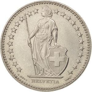 Tutti le monete: Zwei Franken 1999 – Usato da Haag ( Rheintal ) venduto da Fischerweb 1