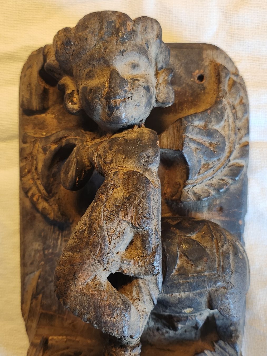 Skulpturen & Statuen: Antike Ethno Holzfigur geschnitzt Wandrelief – Gebraucht aus Zürich von BAENZERINO 9