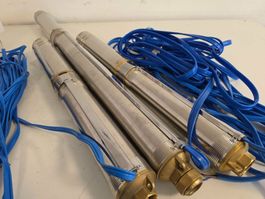 3 Stück Tiefbrunnenpumpe Rohrpumpe Tauchpumpe gebraucht