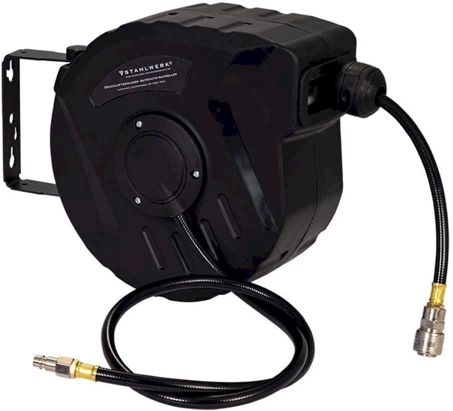 Compressori d'aria compressa: STAHLWERK Druckluftschlauch Aufroller – Nuovo e nell'imballaggio originale da Bottighofen venduto da zaap