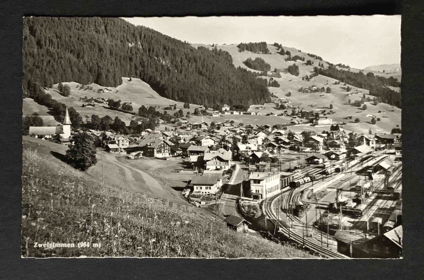 Cartoline postali: AK Zweisimmen – Usato da Goldau venduto da artelier1
