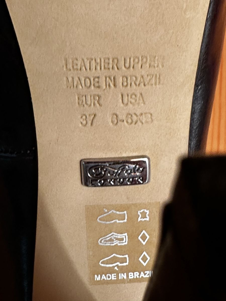 Buffalo Scarpe da donna: Buffalo High Heels, Echtleder, Grösse 37, Schwarz – Usato da St.Moritz venduto da El_telemarco 3