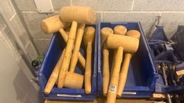 Set von Holzhammern gebraucht guter Zustand