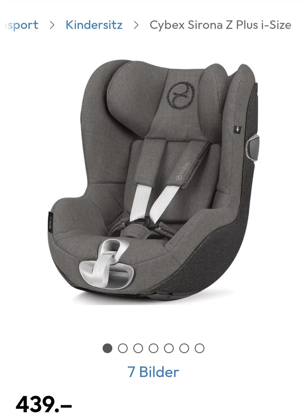 Cybex Seggiolini per auto: Kindersitz Cybex 360° – Usato da Binz venduto da juventus80