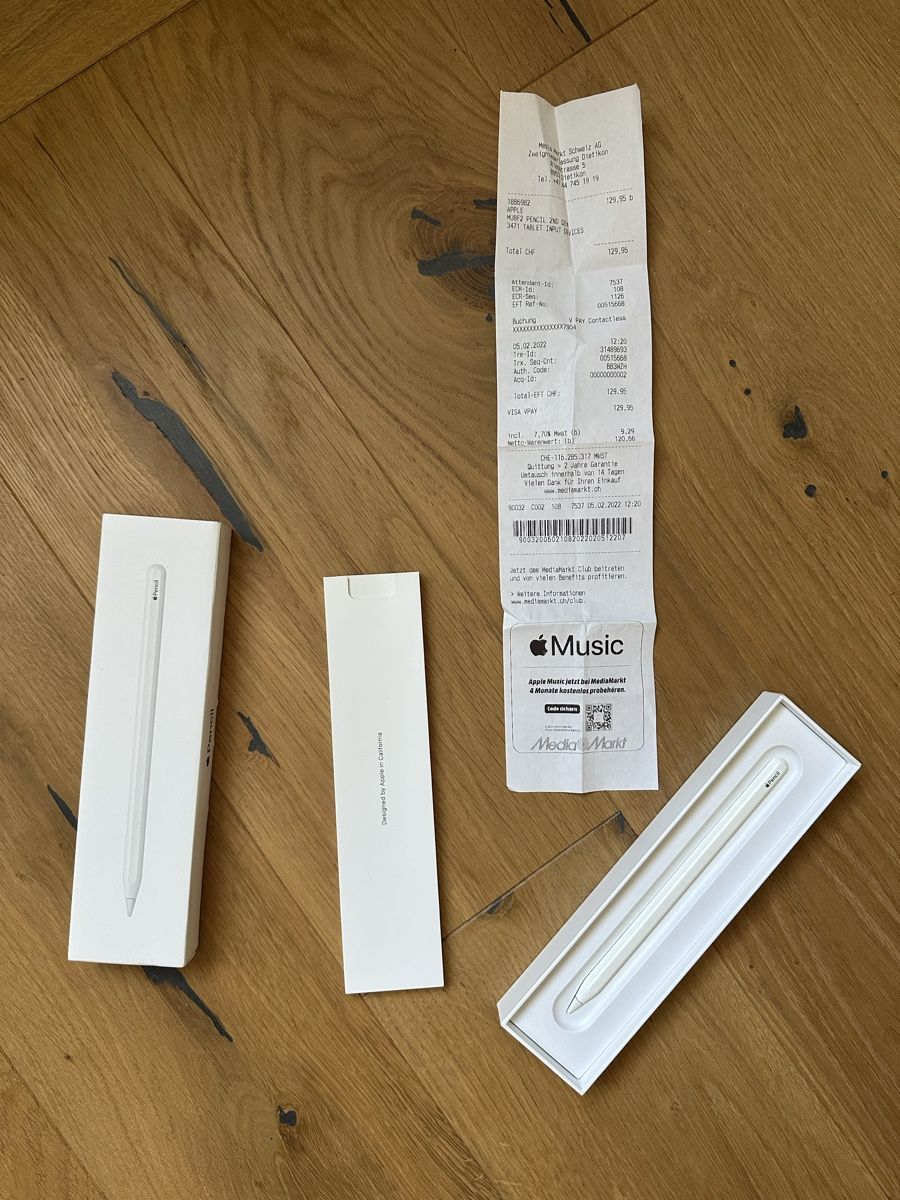 Apple Stifte & Marker: Apple Pencil (2. Generation) - gebraucht – Gebraucht aus Aadorf von xiati 1