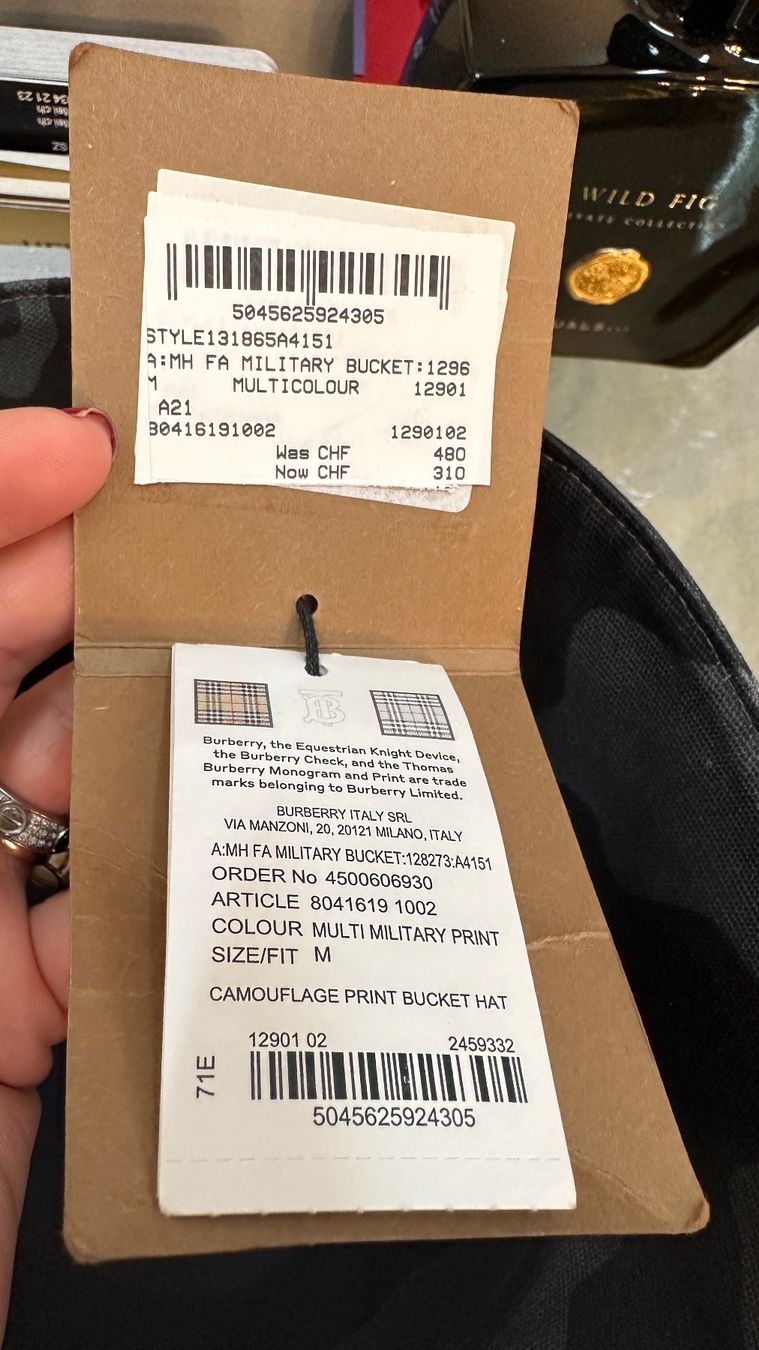 Burberry Copricapi, berretti & cappellini: Burberry Hut 🎩 – Nuovo e nell'imballaggio originale da Lachen SZ venduto da HelvetiaLuxury 7
