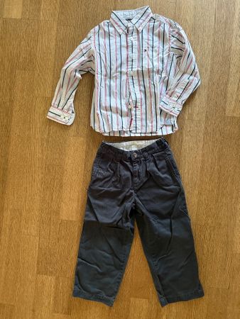 Hose und Hemd von Polo und Hilfiger