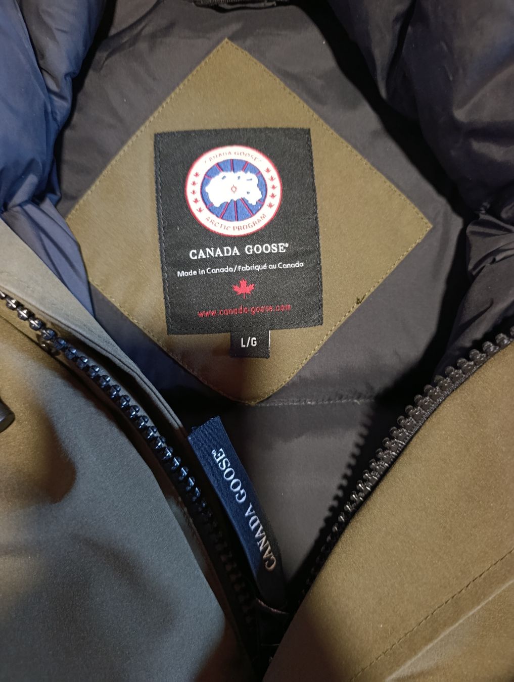 Canada Goose Giacche: Canada Goose Bomberjacke Khaki – Usato da Reitnau venduto da Moendi88 1