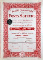 Société Commerciale des Ponts-Moteurs, Bâle - 1911