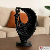 Veil of Motion Sculpture - Abstract Female Art - 3D Printed