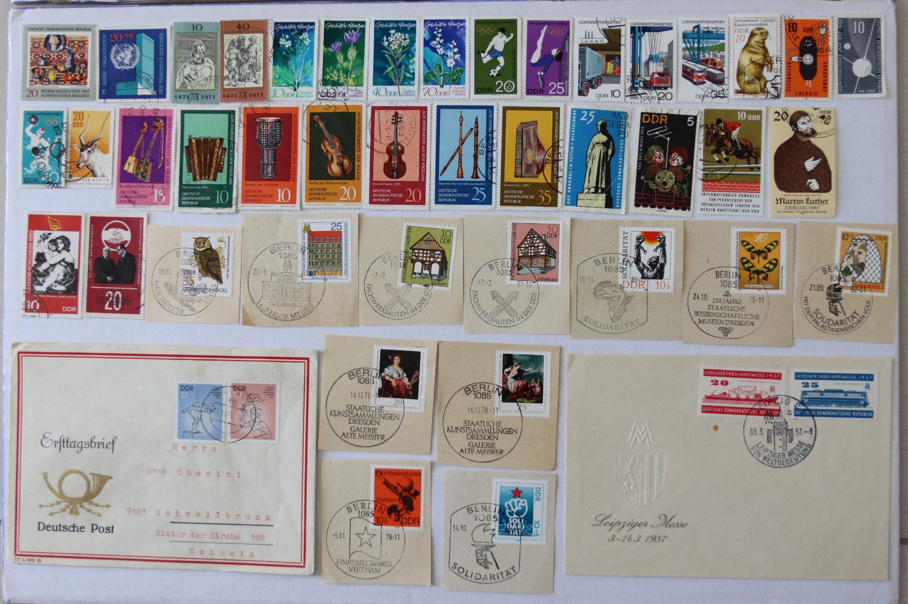 Alle Briefmarken: Briefmarken DDR – Gebraucht aus Oberentfelden von lakipul 2