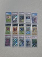 Lot de 15 cartes Pokémon Grade PSA, CGC, GMA