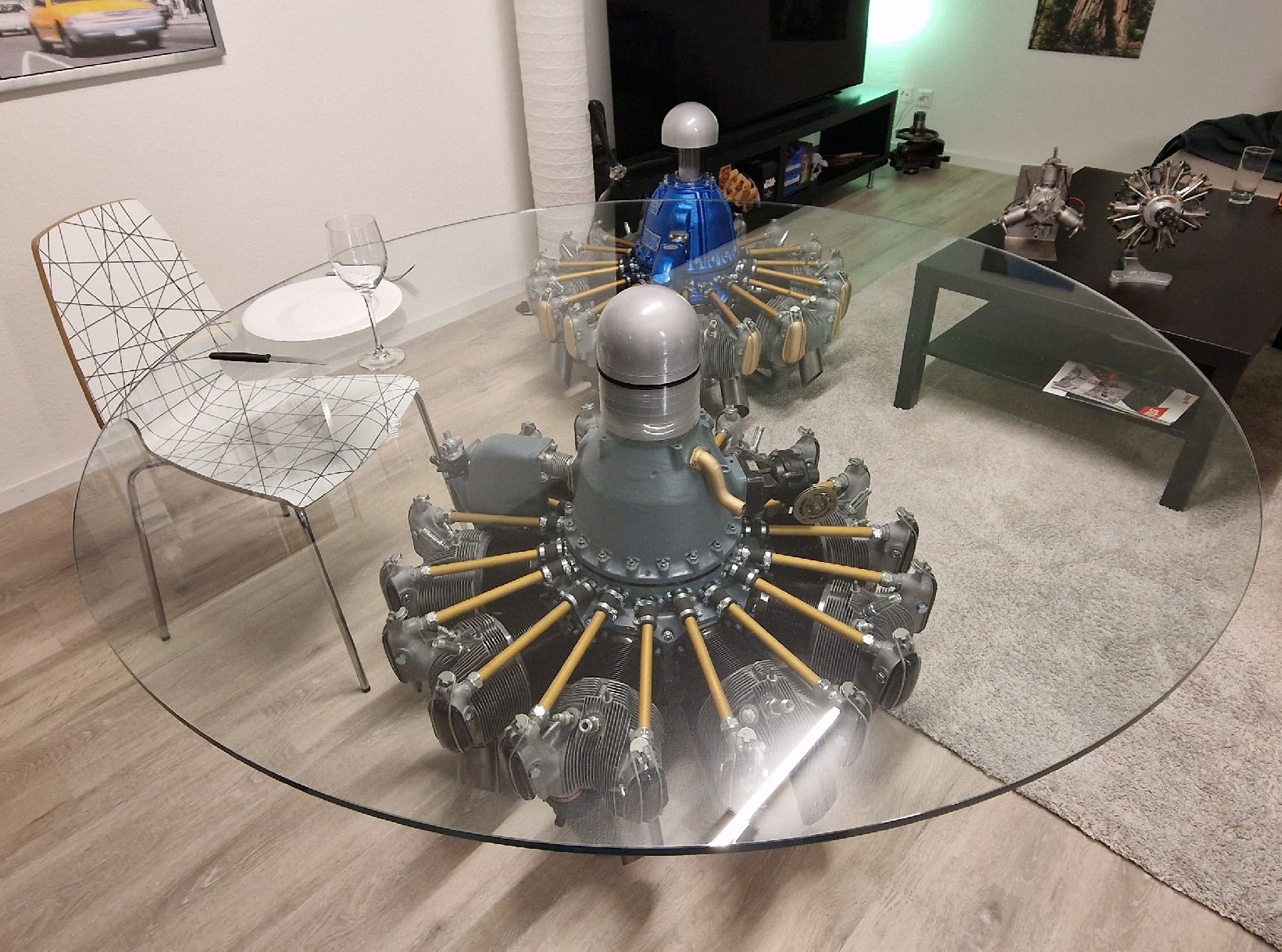 Tavoli: Esstisch aus einem Sternmotor M462 Flugmotor – Nuovo (secondo la descrizione) da Rorschacherberg venduto da proudschweiz 2
