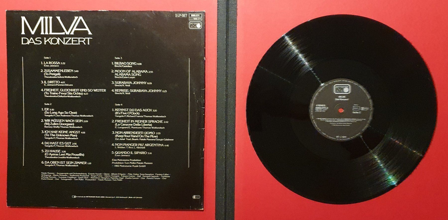 Dischi in vinile: Schallplatte (LP) Milva - Das Konzert – Usato da Illnau venduto da BoFrost 2