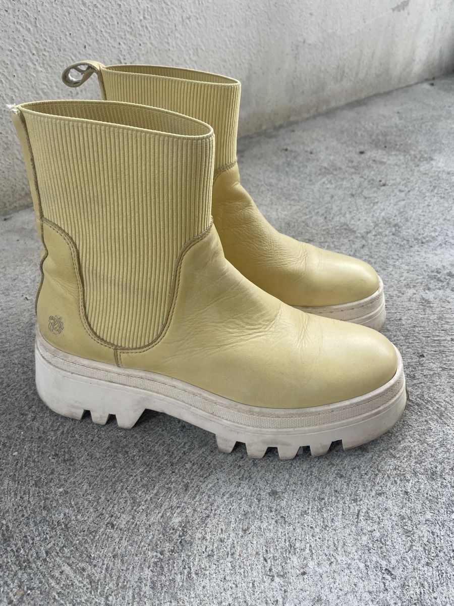Scarpe da uomo: Gelbe Stiefel  – Usato da Zürich venduto da nie_6ls5 1