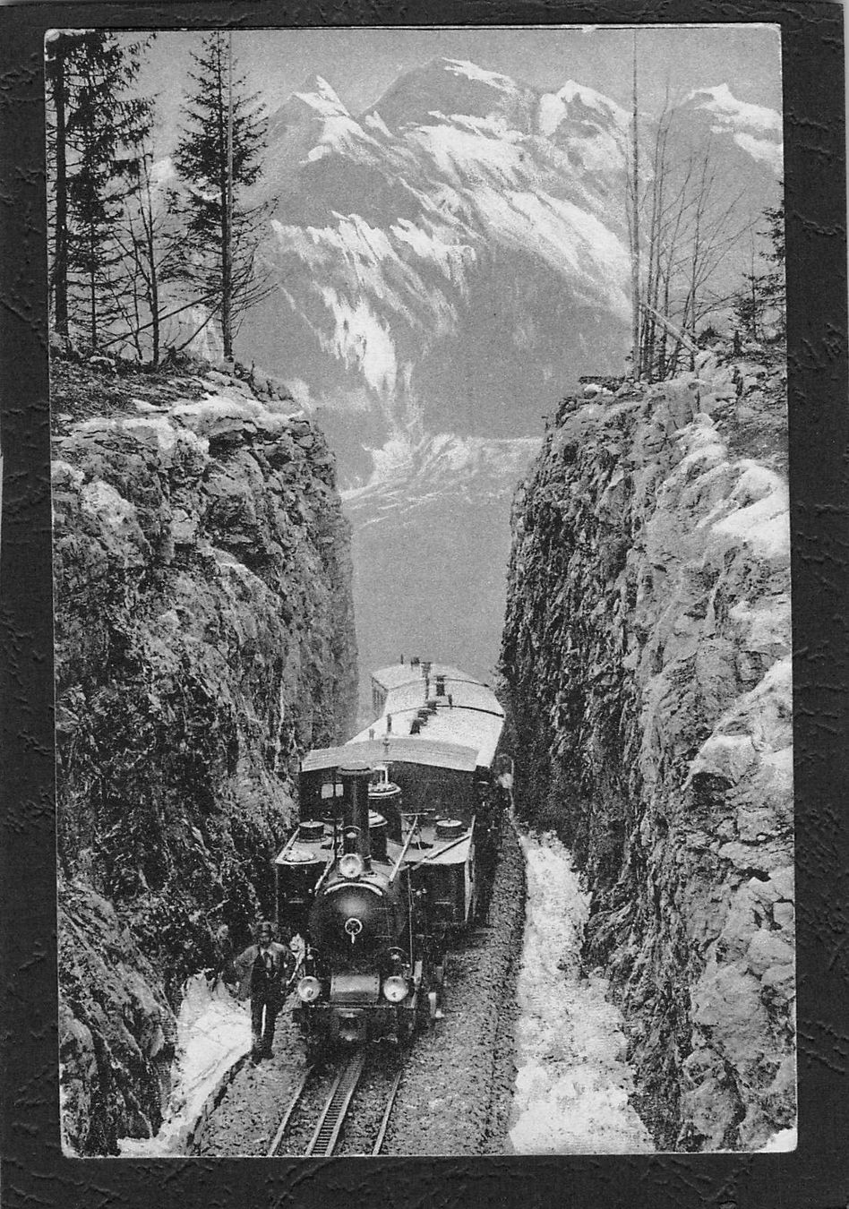 Ansichtskarten: AK, BE Brünigbahn Passhöhe , 1918 – Gebraucht aus Reichenburg von Pipo-67