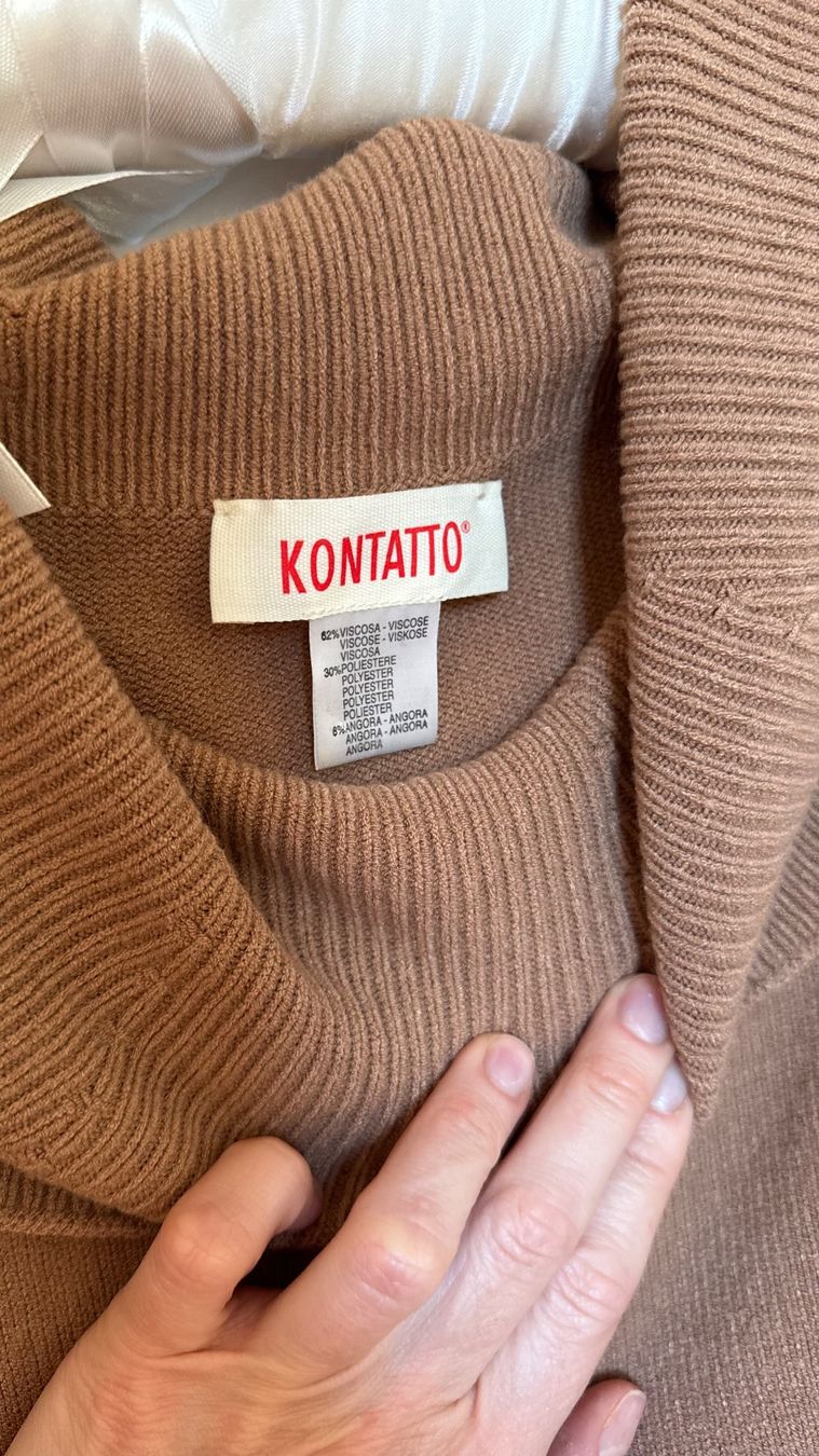 Maglioni & Felpe: Italienischer Kontatto Off-Shoulder Pullover – Nuovo (secondo la descrizione) da Schaffhausen venduto da Mea_85 3