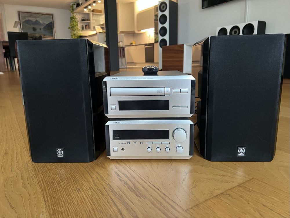 YAMAHA Micro Stereoanlage mit Reciever/CD-Player/Boxen (Gebraucht) in ...