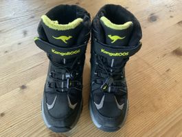 Winterstiefel KangaROOS schwarz gelb Grösse 37 gebraucht