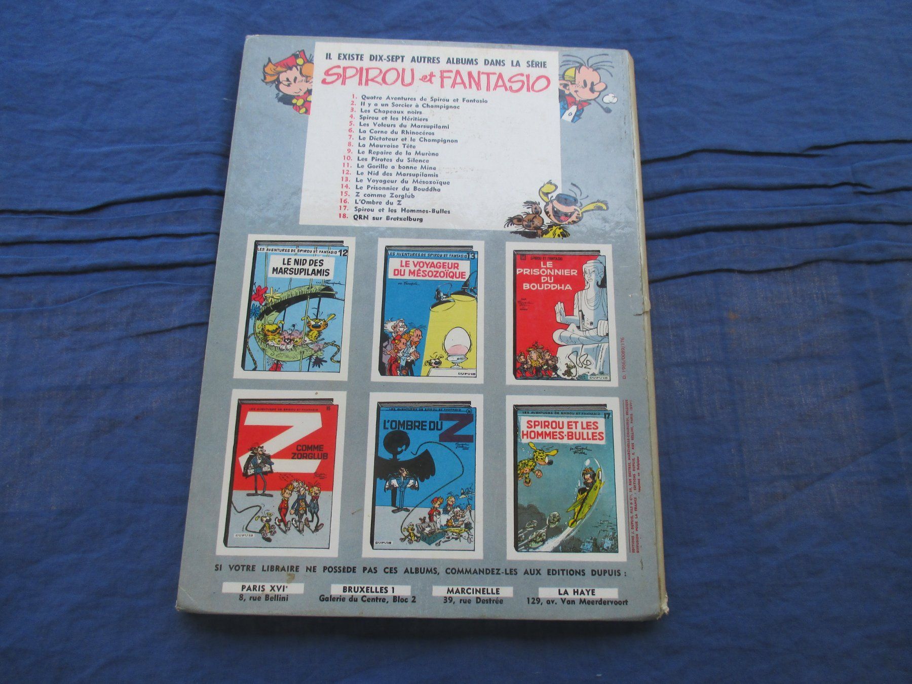 Fumetti: Spirou 15 Z comme Zorglub – Usato da Colombier NE venduto da Nevenma 1