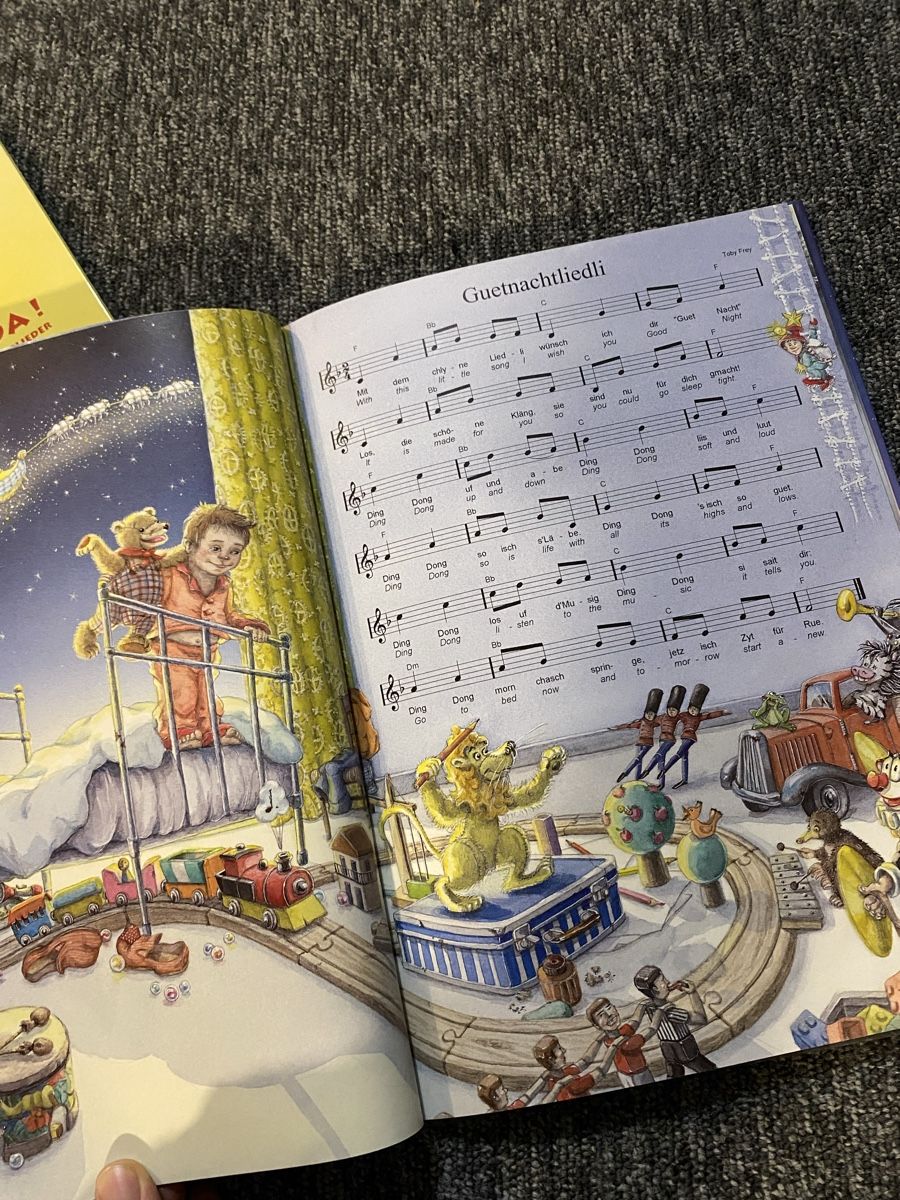 Libri: Kinderlieder und Gute Nachtlieder – Nuovo (secondo la descrizione) da Rebstein venduto da M.el 3