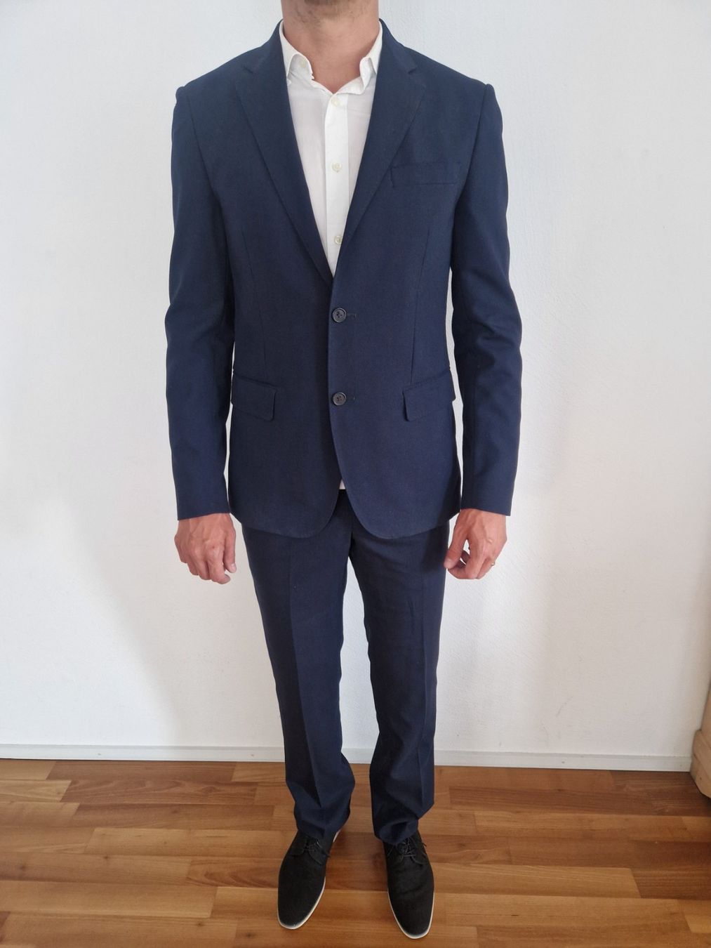 Calvin Klein Anzüge: Calvin Klein Anzug, Grösse 48, Dunkelblau – Gebraucht aus Chur von raguta