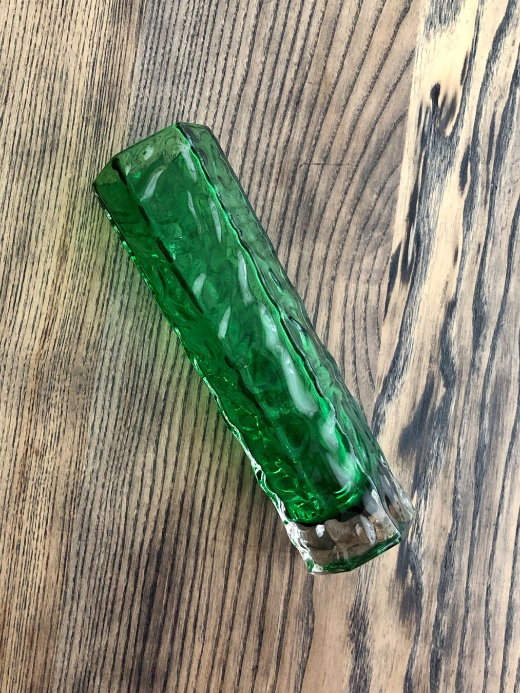 Vasen & Gefässe: Vintage Vase Blumenvase grün hexagonal – Gebraucht aus Berg am Irchel von  4