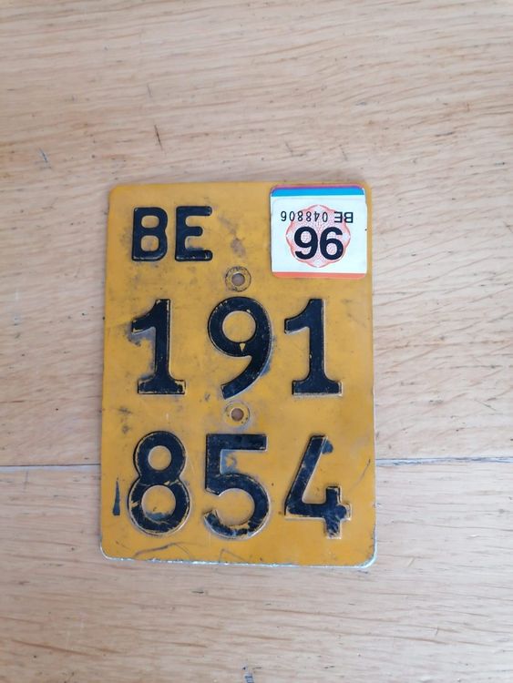 Mofa Töffli Kennzeichen (Gebraucht) in Ennetbühl für CHF 16 – mit ...
