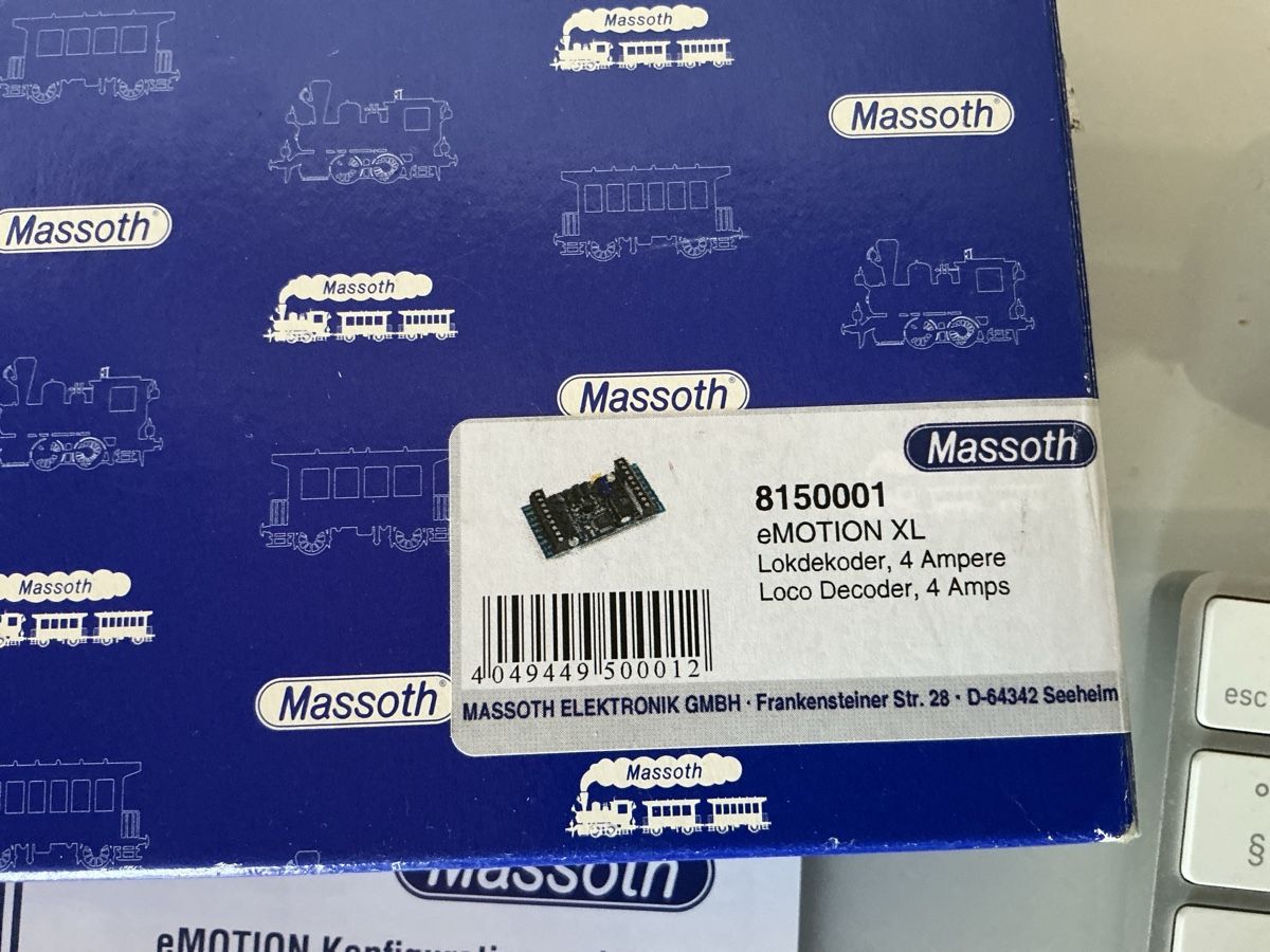 Modelleisenbahnen: Massoth 8150001 eMOTION XL Lokdecoder 4 Ampere mit Anleitung – Neu (gemäss Beschreibung) aus Wängi von Madella 3