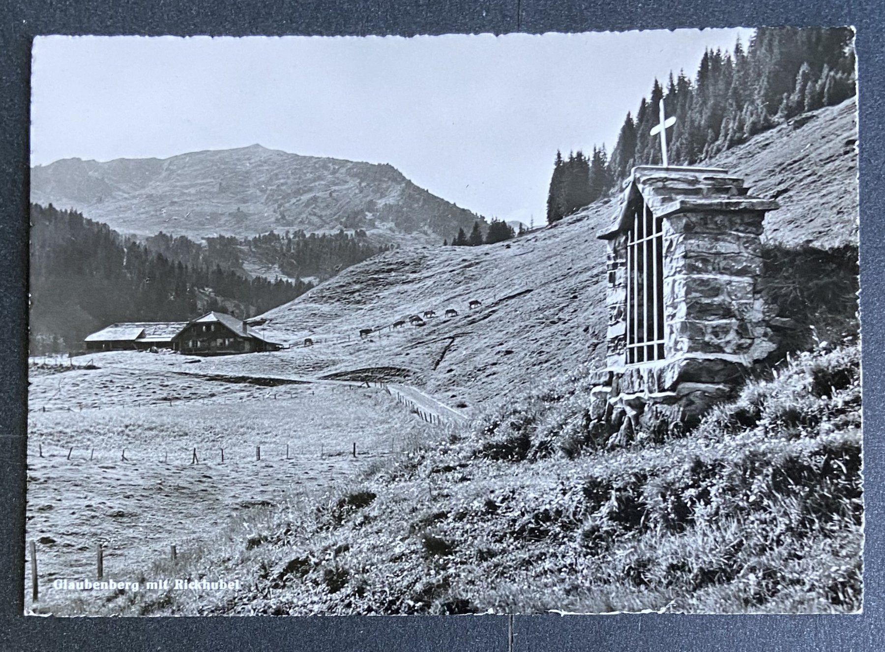 Cartes postales: AK Glaubenberg mit Rickhubel – D'occasion à Böckten par Hansi36