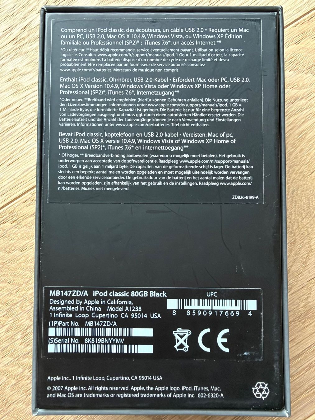 Apple Tragbarer Mediaplayer: Apple iPod classic 80GB schwarz – Gebraucht aus Les Prés-d'Orvin von erikad 2