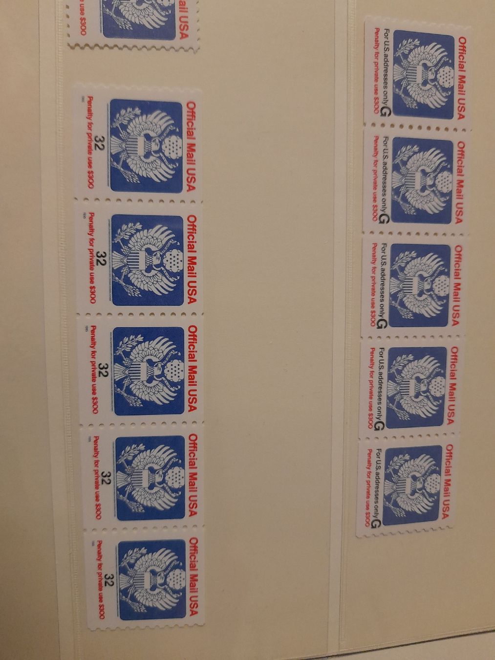 Alle Briefmarken: Briefmarken Sammlung USA, "Official Mail", komplett. – Neu und originalverpackt aus Winterthur von Ufff512 2