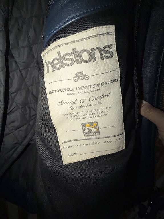 Vestes: Helstons Leder-Motorradjacke 3XL – D'occasion à Aesch ZH par cmac71 1