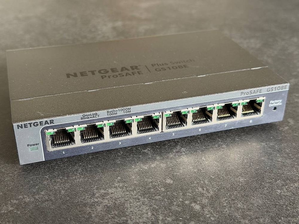 Netgear Switch GS108E 8 Port, managed (Gebraucht) in Männedorf für CHF ...