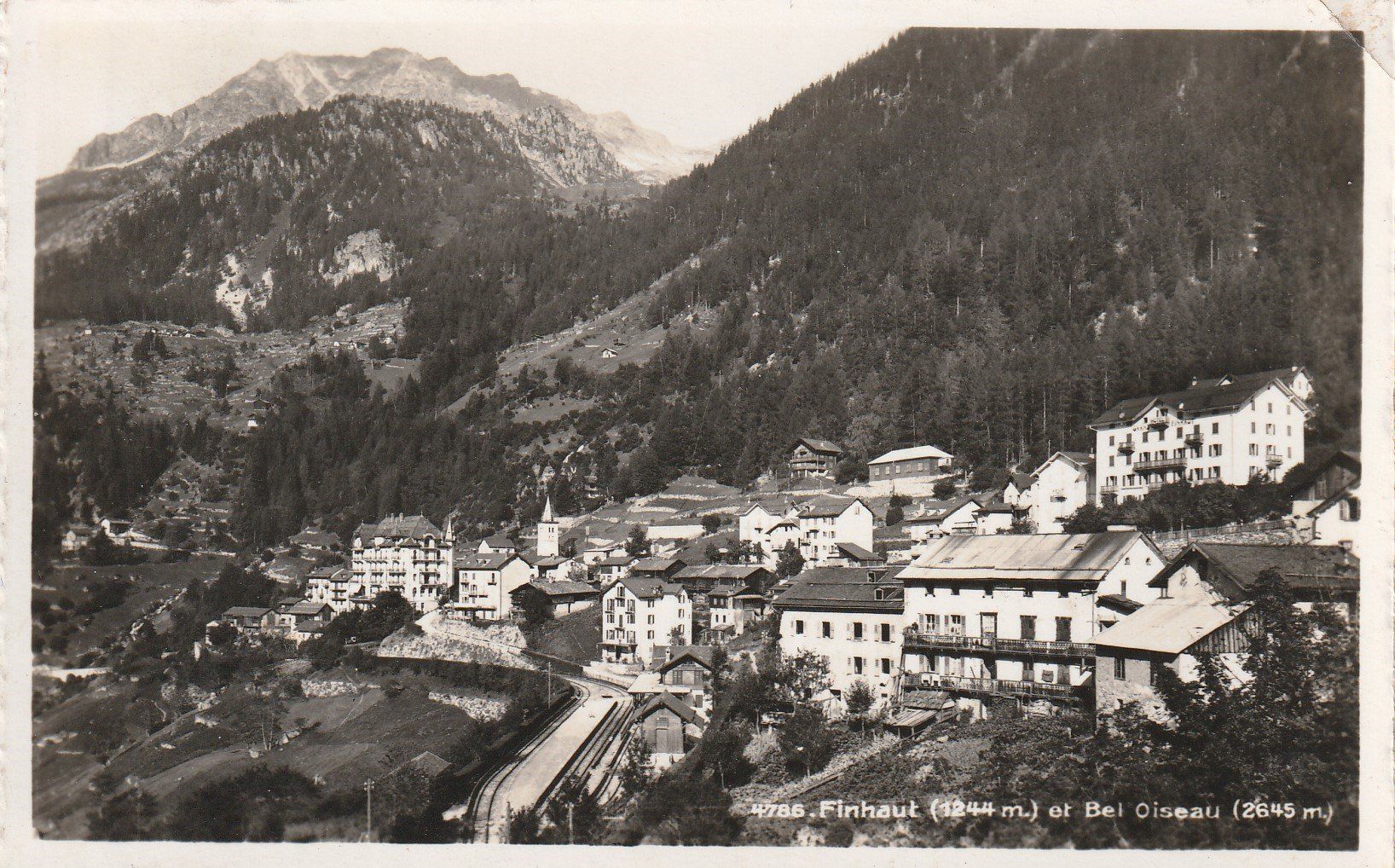 Cartoline postali: AK - Finhaut - gel. 28.8.1954 – Usato da Fribourg venduto da schnalla92