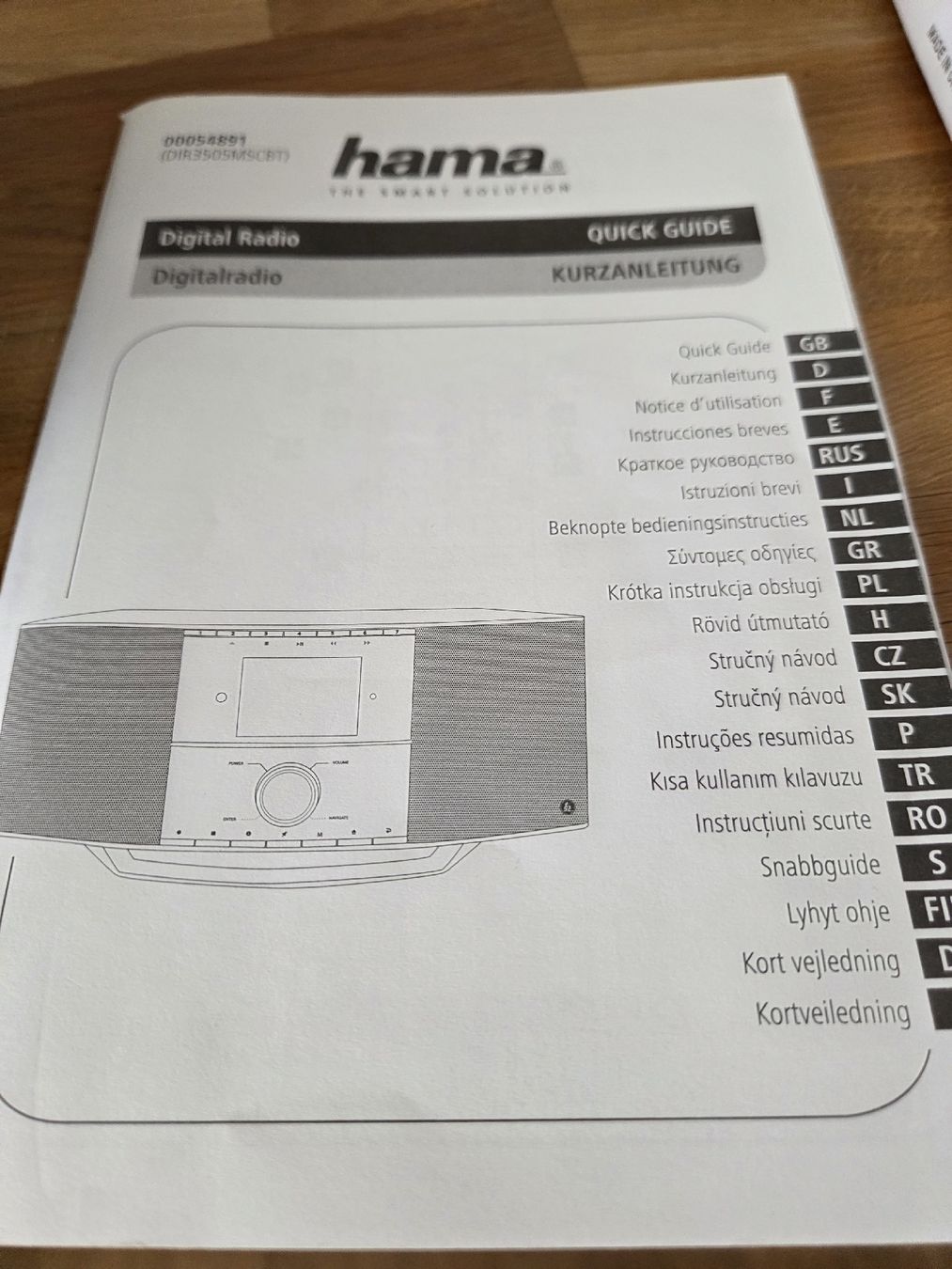 Hama Radio: Hama Digitalradio DIR3150MSBT Schwarz gebraucht – Nuovo (secondo la descrizione) da Holderbank AG venduto da philu67 4