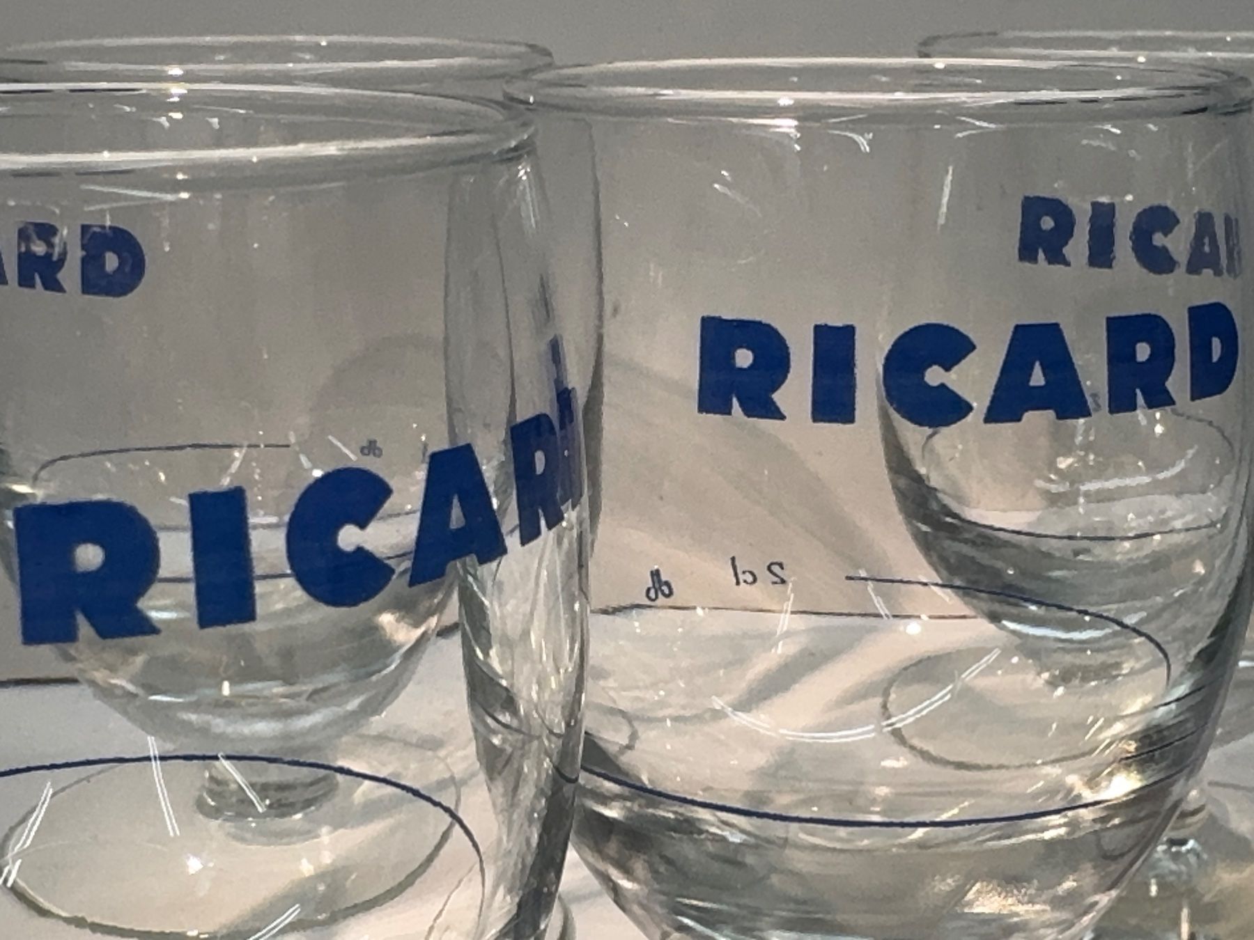 Bicchieri: 5 vintage RICARD Gläser – Usato da Lostorf venduto da Peschmi10 2