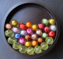Bunte Perlen aus Acryl*Mix*