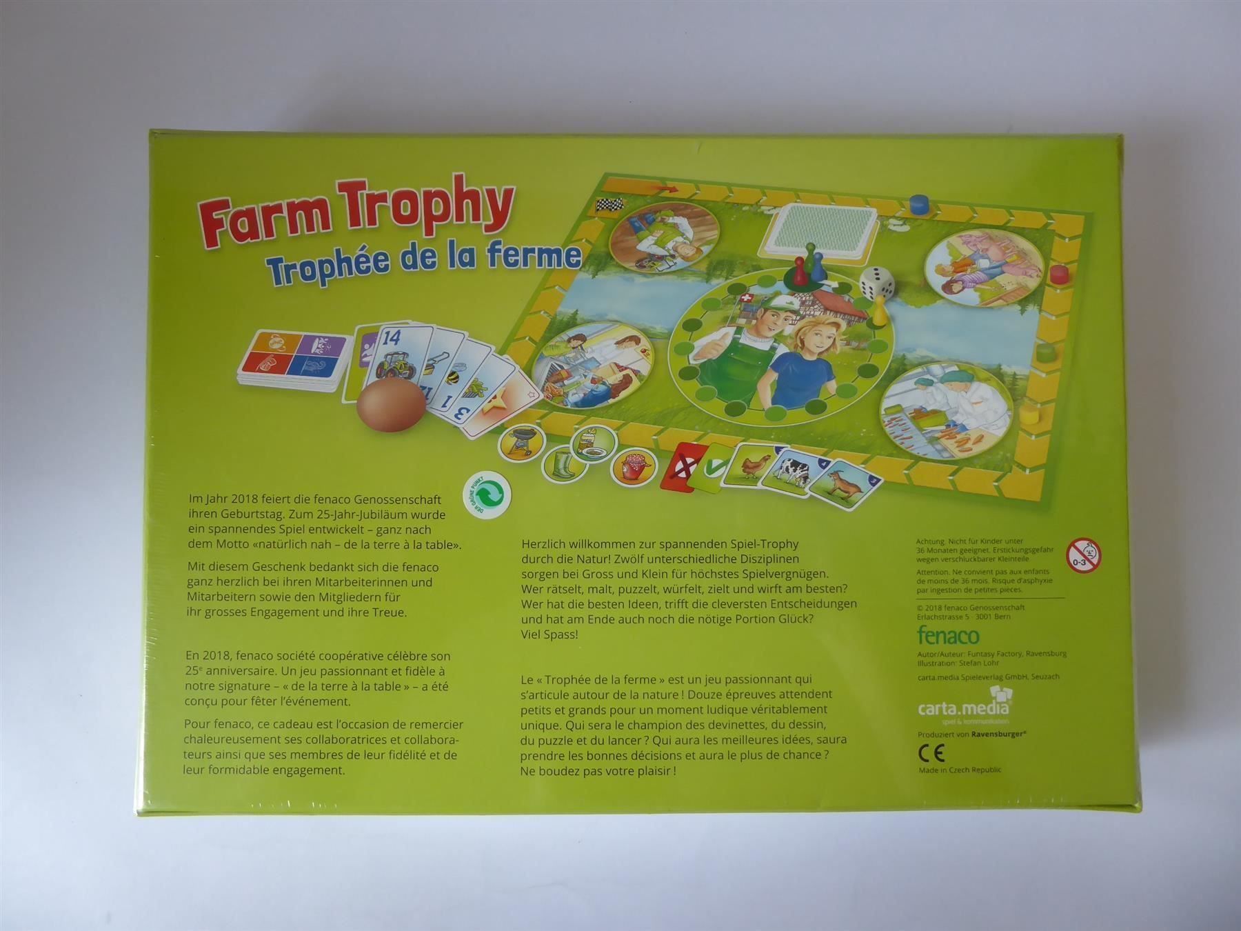 Ravensburger Giochi: Spiel Farm Trophy, fenaco 2018, neu – Nuovo e nell'imballaggio originale da Turbenthal venduto da TopToys 1