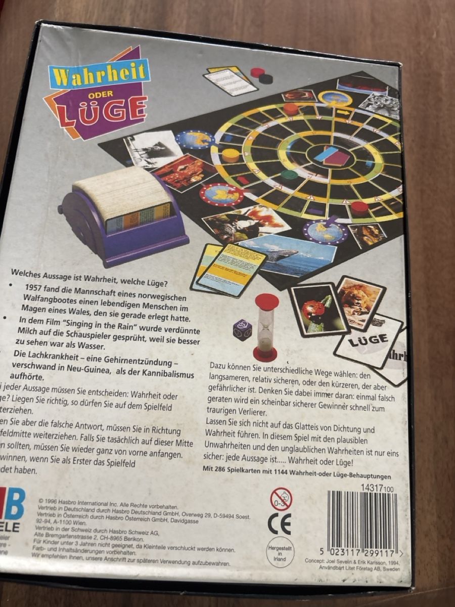 Giochi: Wahrheit oder Lüge Spiel Gesunder Menschenverstand – Usato da Kriens venduto da mir_v8ww 5